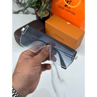 Louis Vuitton Sunglasses For Men Sliver Blue