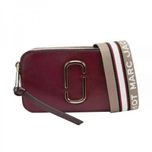 Marc Jacobs Handbag Snapshot DTM Crossbody Bag With OG Box (Red - 173)