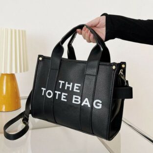 Marc Jacobs Handbag Tote With Dust Bag Sling ( Black)756