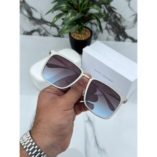 Marc Jacobs Square Sunglasses For Men Sliver Blue