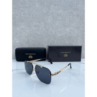 Maybach Sunglasses For Men Black Gold