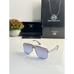 Maybach Sunglasses For Men Sliver Blue
