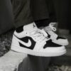 Men's Nike Air Jordan Shoes Retro 1 Low Panda White Black
