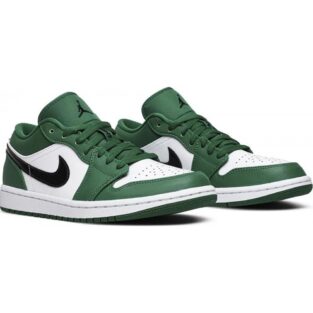 Men's Nike Air Jordan Shoes Retro 1 Low Pine Green
