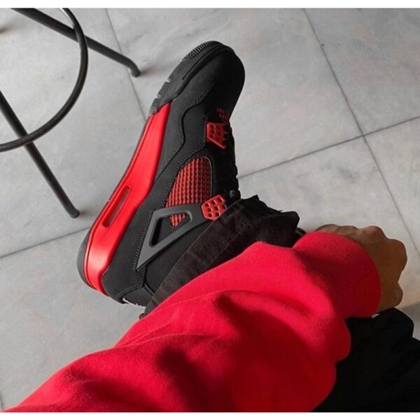Men's Nike Air Jordan Shoes Retro 4 Thunder Red