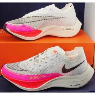 Men's Nike Shoes ZoomX Vaporfly Next 2 White Black Pink