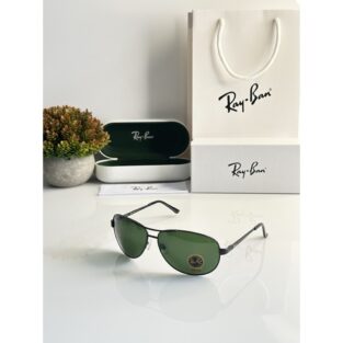 Men's Rayban Sunglasses 3342 Black Green (GLASS)