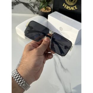 Men's Versace Sunglasses 88078 Gold Black