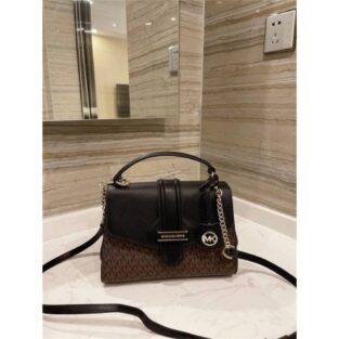 Michael Kors Carmen Handbag With Dust Bag (Black) (S3)