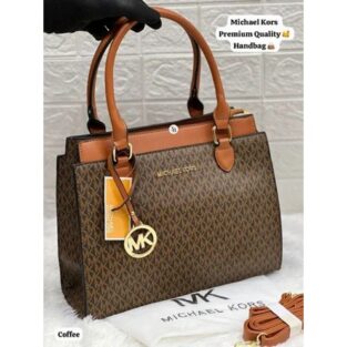 Michael Kors Handbag Bolso With Sling and Dust Bag (Brown)