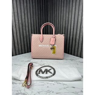 Michael Kors Handbag Mirella Medium Tote Bag (Pink)