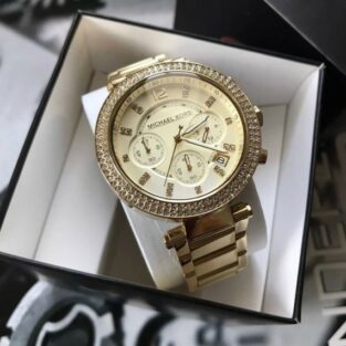 Michael Kors Watch For Lady Round Dial