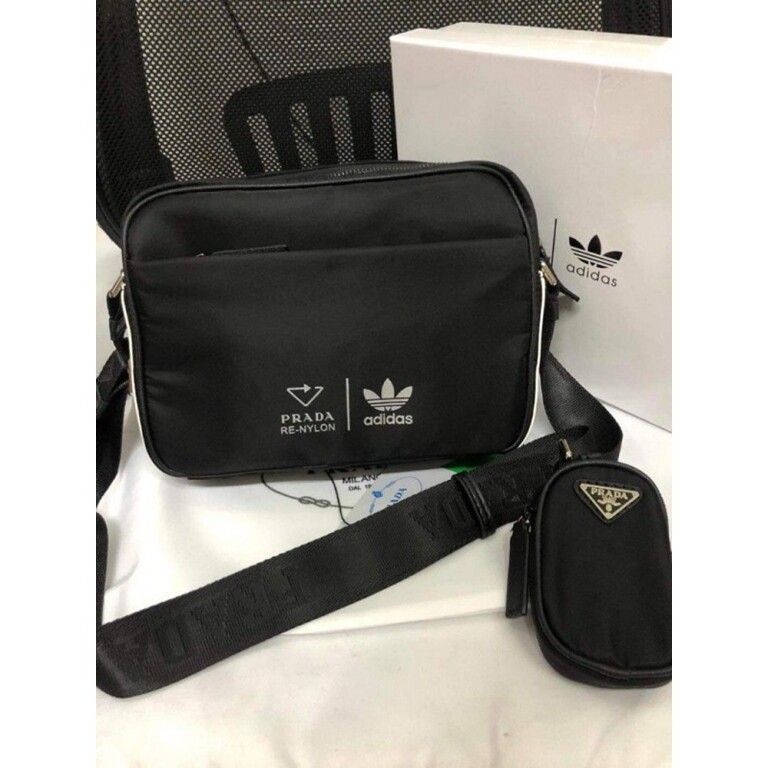 Prada X Adidas Bag Re-Nylon Shoulder Bag With OG Box and Dust Bag