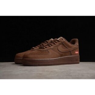 Supreme Nike Air Force 1 Low Baroque brown Men Shoes
