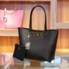 Versace Handbag Jeans Couture Large With Dust Bag (Black)