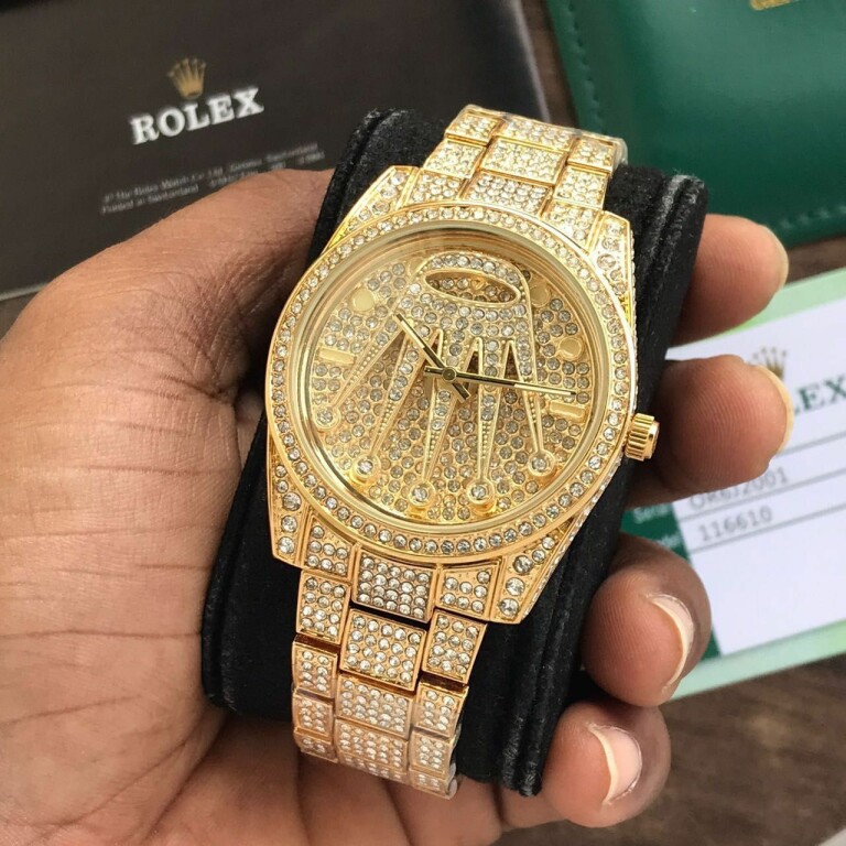 Rolex Watch For Men Full Diamond Edition