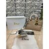Christian Dior Hangbag Lady D-Joy Premium with Original Box and Dust Bag, Adorned with a Stylish Scarf, Khakhi