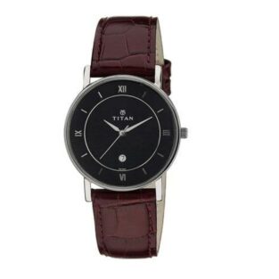 Titan Men's Synthetic Leather Watch (STY1090331)