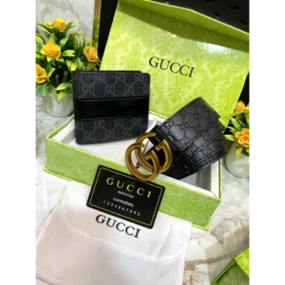 Gucci Belt and Wallet