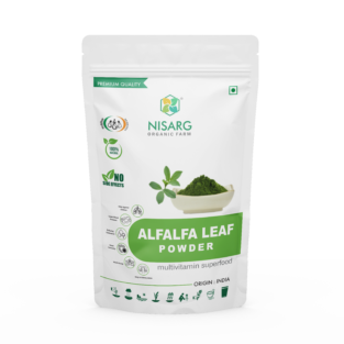 Nisarg Organic Farm Alfalfa Leaf Powder