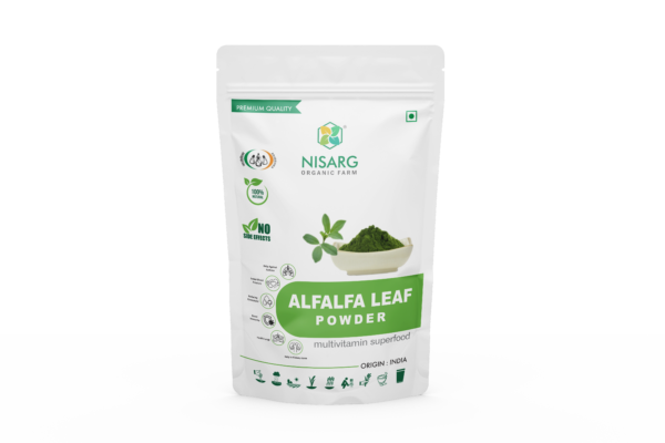 Nisarg Organic Farm Alfalfa Leaf Powder