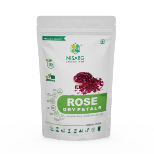 Nisarg Organic Farm Red Rose Petals