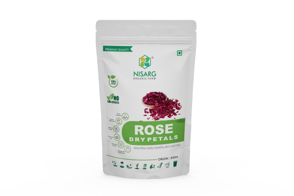 Nisarg Organic Farm Red Rose Petals