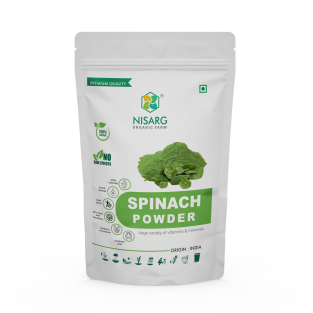 Nisarg Organic Farm Spinach Powder (Palak Powder)