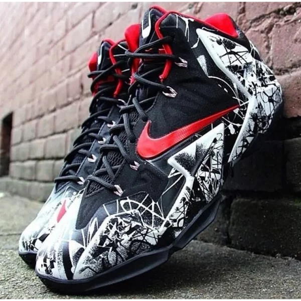 Premium Lebron 12 Graffiti Shoes For Men With Brand Box (SUP5657) - Image 3