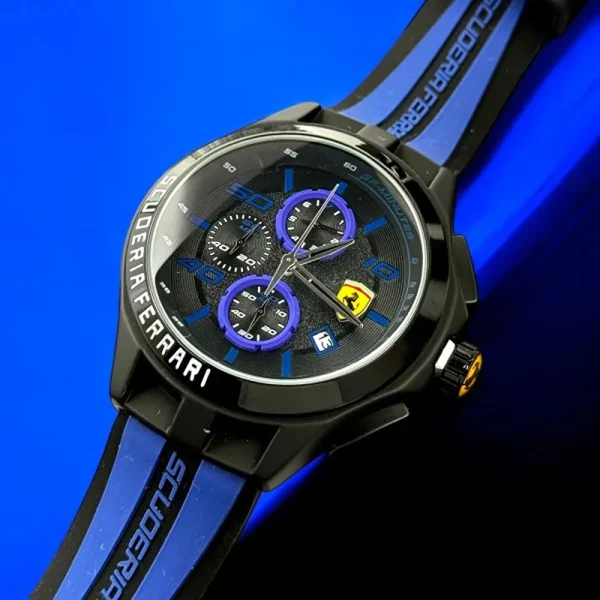 Luxurious Scuderia Ferrari Chrono Working Watch For Men (CS4662)