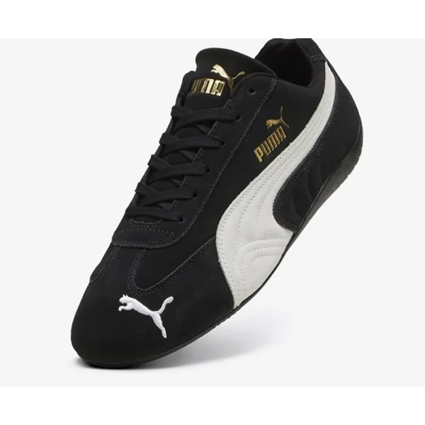 Premium Puma Speedcat Black White Shoes For Men (SW7682) - Image 2