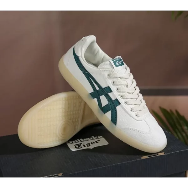 Premium Onitsuka Tiger Tokuten White Green Shoes For Men With Brand Box (SUP5437) - Image 3