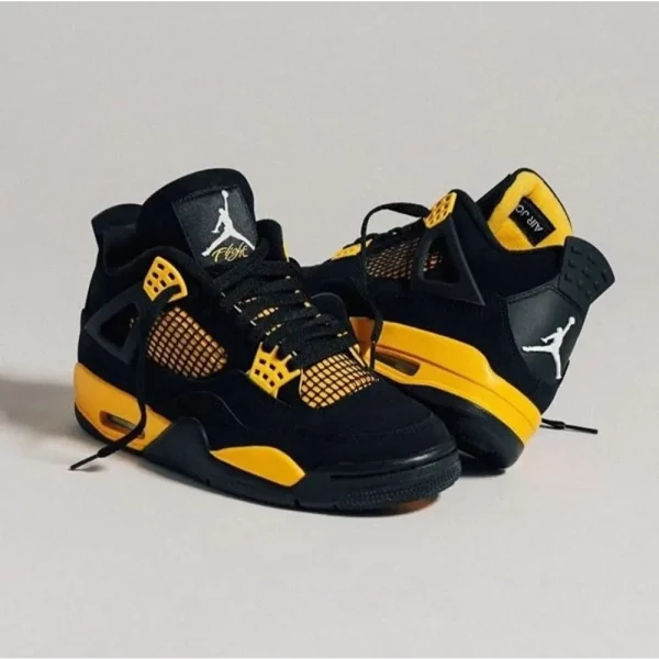 Premium Nike Air Jordan Retro 4 Shoes For Men With Brand Box (SUP5678) - Image 3