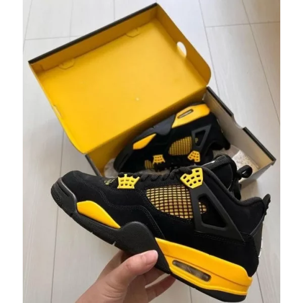 Premium Nike Air Jordan Retro 4 Shoes For Men With Brand Box (SUP5678) - Image 2