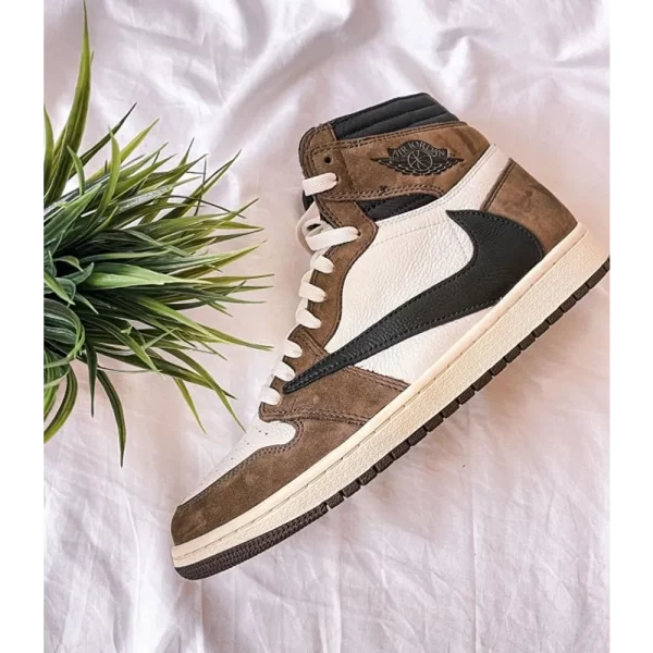 Premium Jordan 1 X Travis Scott X High Shoes For Men With Brand Box (SUP5542) - Image 3