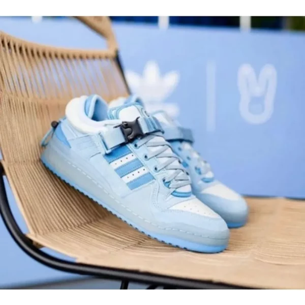 Premium Adidas Fourm Bad Bunny Tint Blue Shoes For Men With Brand Box (SUP5407) - Image 2