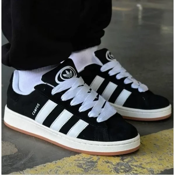 Premium Adidas Campus 00s Black White Shoes For Men With Brand Box (SUP5408)