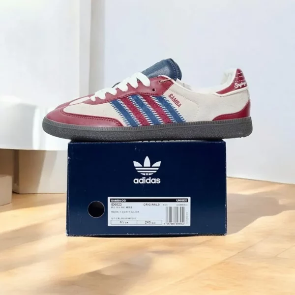 Premium Adidas Samba Notitle Maroon Shoes For Men With Brand Box (SUP5557) - Image 2