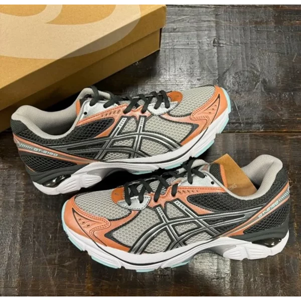 Premium Asics Gt 2160 Oyster Grey Brick Shoes For Men With Brand Box (SUP5401)