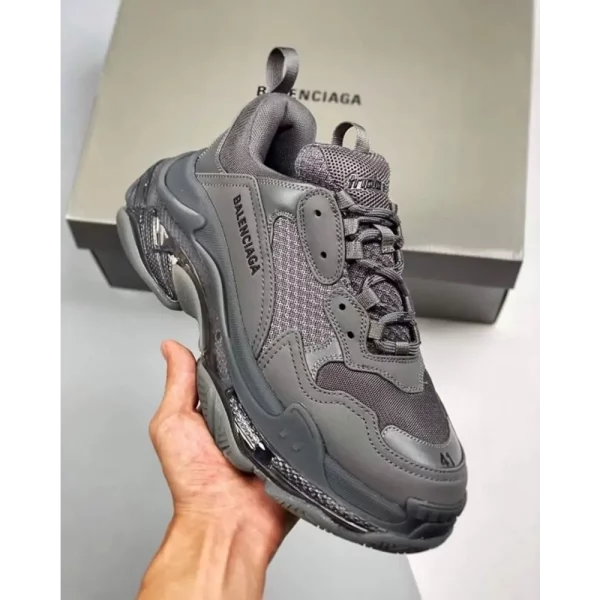 Premium Balenciaga Triple S Clear Sole Shoes For Men With Brand Box (SUP5565) - Image 3