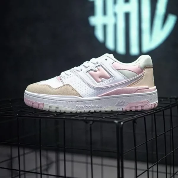 Premium New Balance 550 White Pink Shoes For Men With Brand Box (SUP5640)