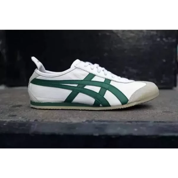 Premium Onitsuka Tiger Mexico 66 White Green Shoes For Men With Brand Box (SUP5574) - Image 2