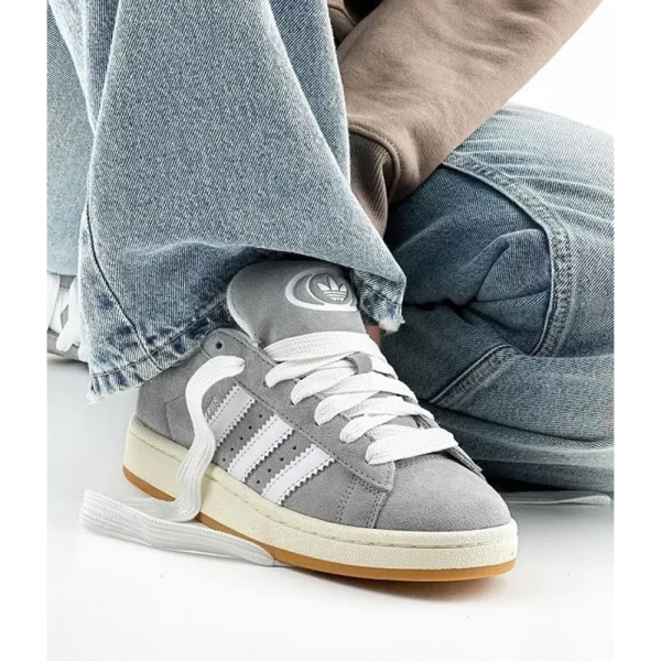 Premium Adidas Campus White Grey Shoes For Men With Brand Box (SUP5500) - Image 2