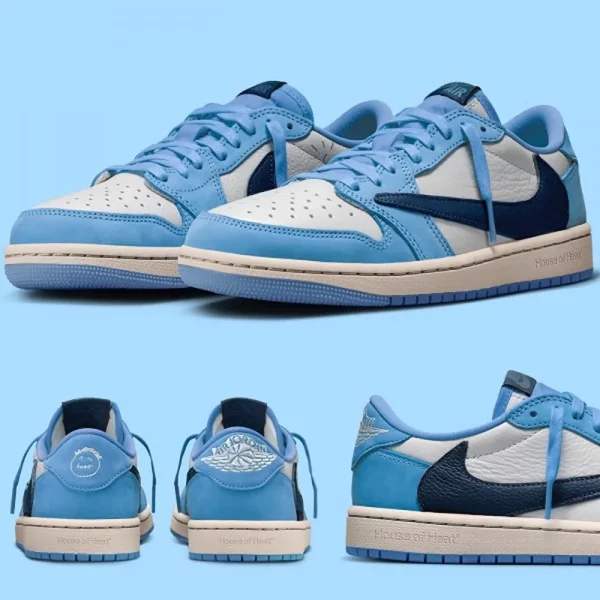 Premium Nike Air Jordan 1 Low X Travis Scott Shoes For Men With Brand Box (SUP5578) - Image 3