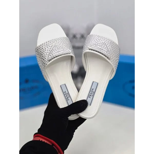 Premium Prada Diamond Slides For Women (SFS1990) - Image 2