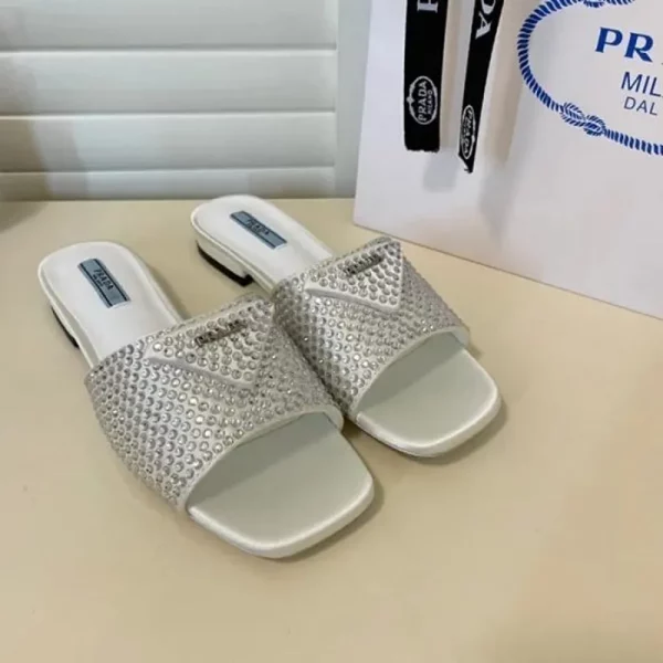 Premium Prada Diamond Slides For Women (SFS1990)