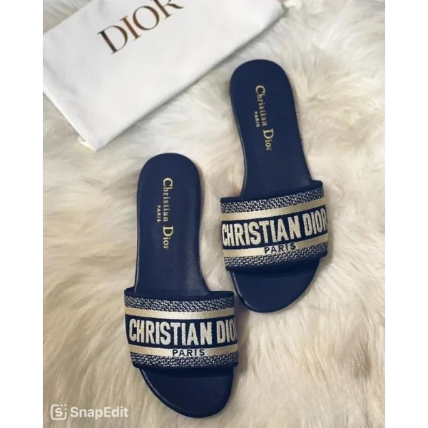 Premium Christian Dior Navy Ladies Wid Og Box Card Carry Bag (BSF1981)