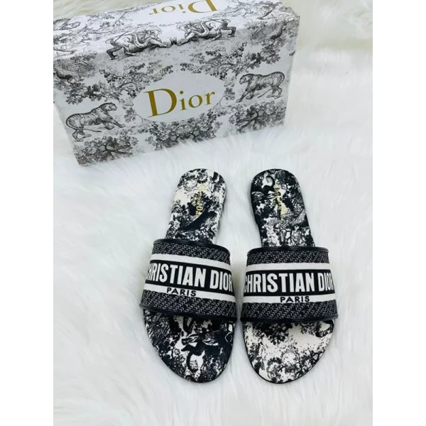 Premium Christian Dior Navy Ladies Wid Og Box Card Carry Bag (BSF1982) - Image 2