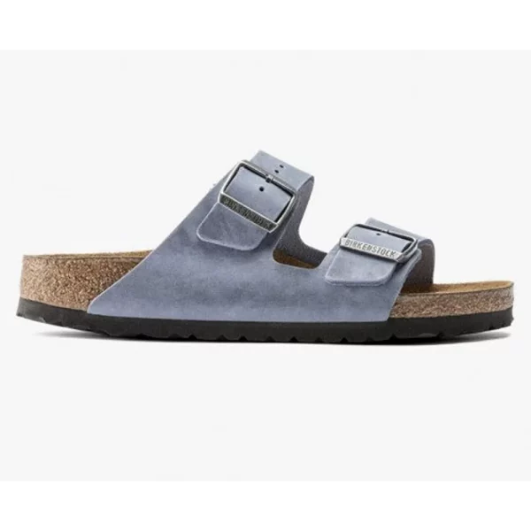 Premium Birkenstock Arizona Sky Blue Suede Shoes (SFS1979) - Image 2