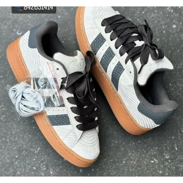 Premium Adidas Campus 00s Grey 190 Shoes (BS540) - Image 3